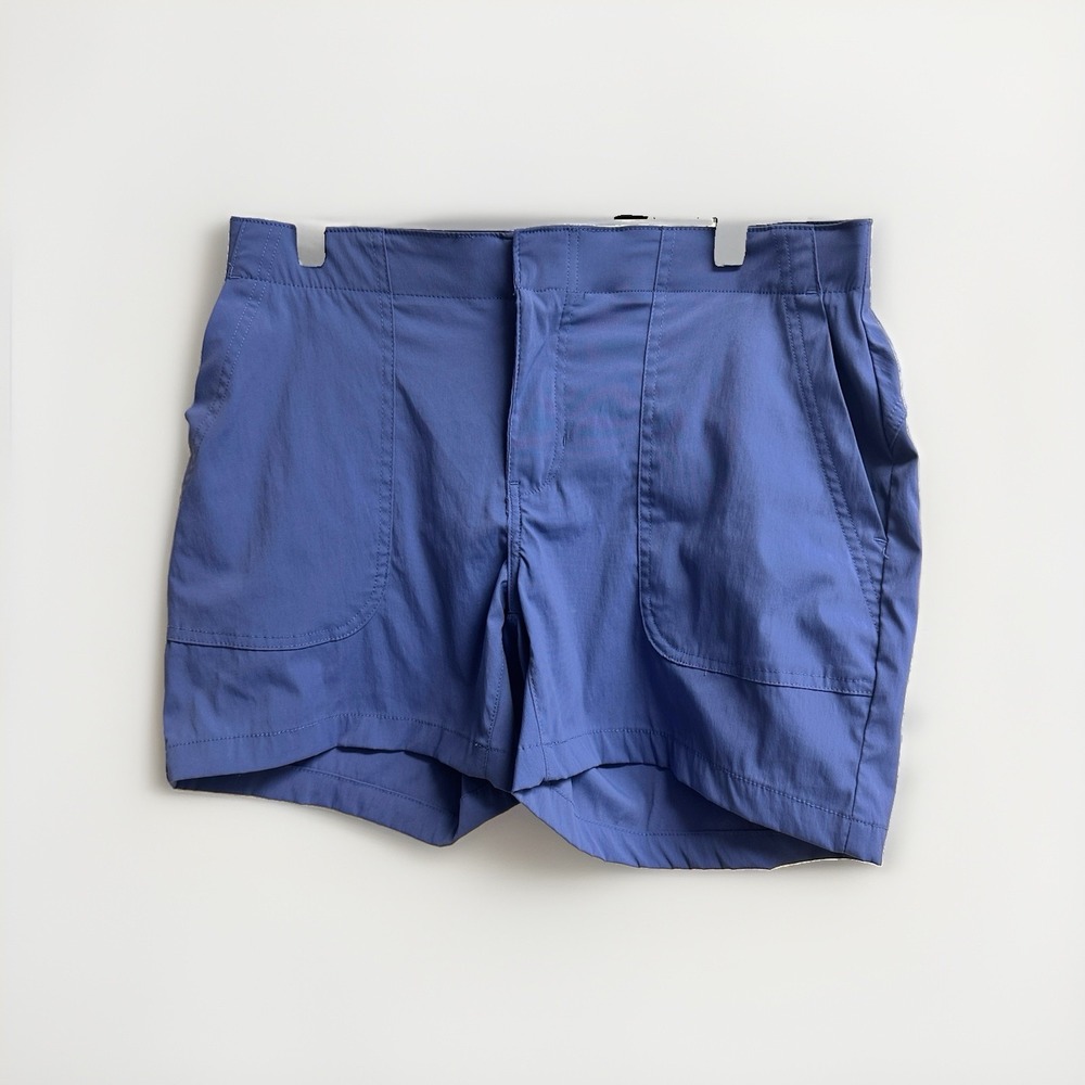 Eddie Bauer Women's Chino Hiking Shorts 4 Performance Casual Travel Nylon Preppy